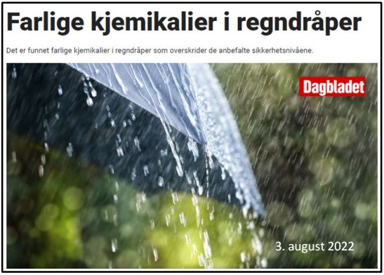 Dagbladet og lisvsfarlige regndråper 3-8-2022